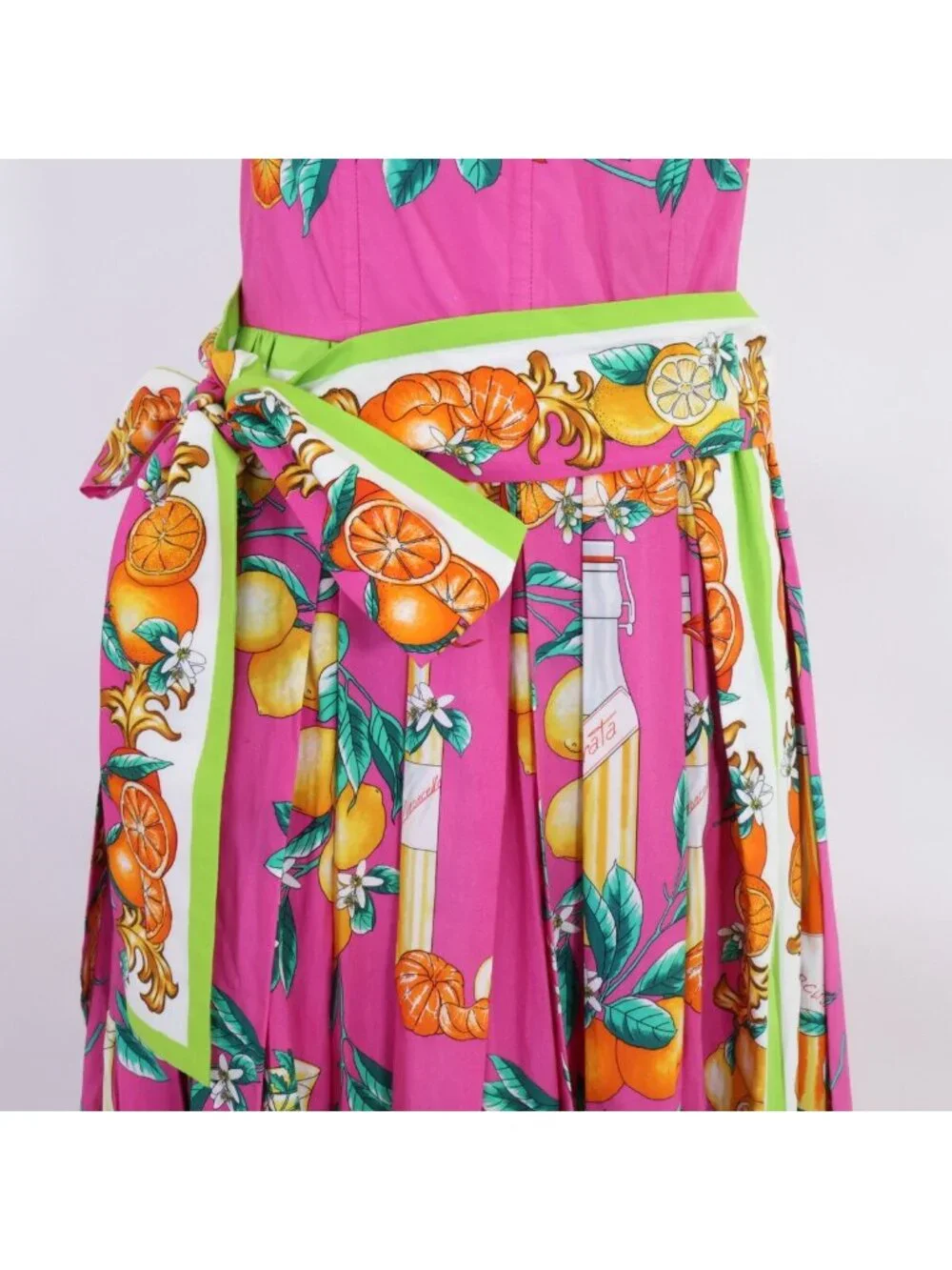 Dolce & Gabbana Tropical Graphic Maxi Dress 38